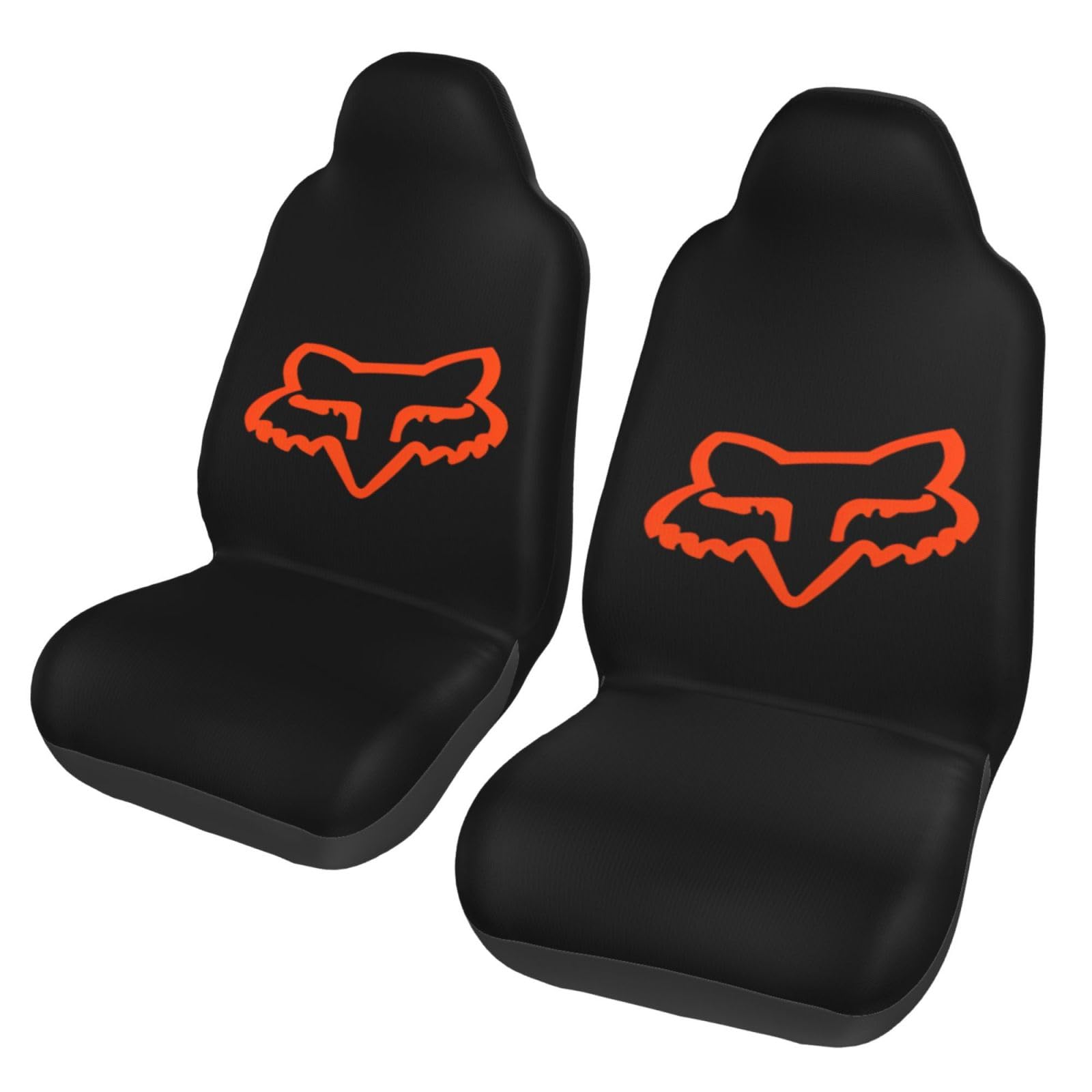 Amazon | フォックスレーシングのロゴ (3)(1) カーシートカバー 2枚