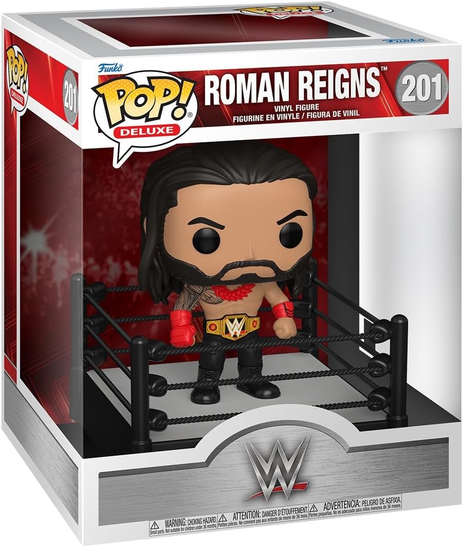 Funko Pop! Deluxe: WWE - Roman Reigns - Collectable Vinyl Figure - Gift Idea - Official Merchandise - Toys for Kids & Adults - Sports Fans - Model Figure for Collectors and Display
