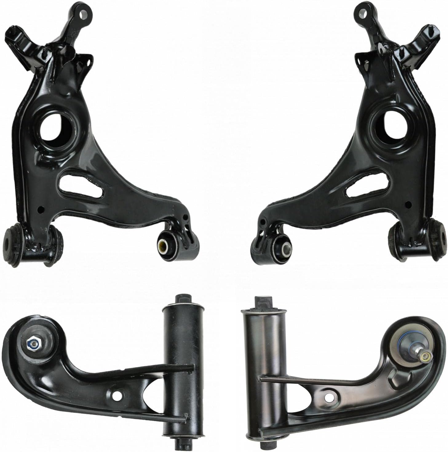 TRQ Front Upper & Lower Control Arm Set with Ball Joints