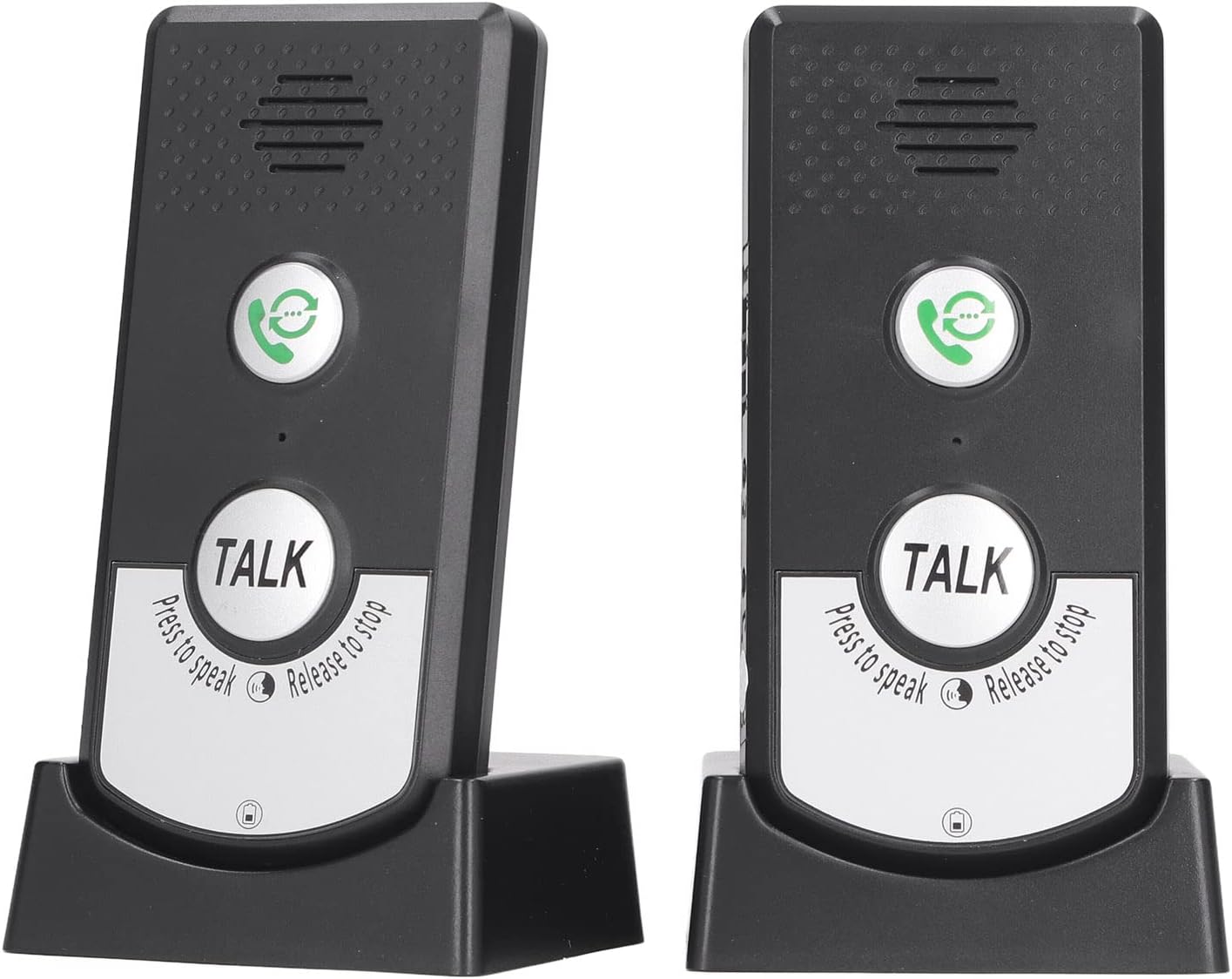 2 Way Talk Voice Intercom Doorbell Long Range Home Caregiver Pager System Indoor Outdoor Black 2 Way Talk Voice Intercom Doorbell Long Range Home Caregiver Pager System Indoor Outdoor Black