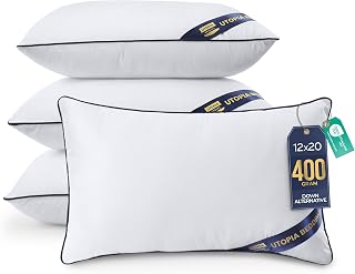 Utopia Bedding Throw Pillows 30 X 50 Cm, 4 Pack, For Bed And Sofa | Cushion fillers, sofa cushions, throw pillows, pure polyester fillers, microfiber covers