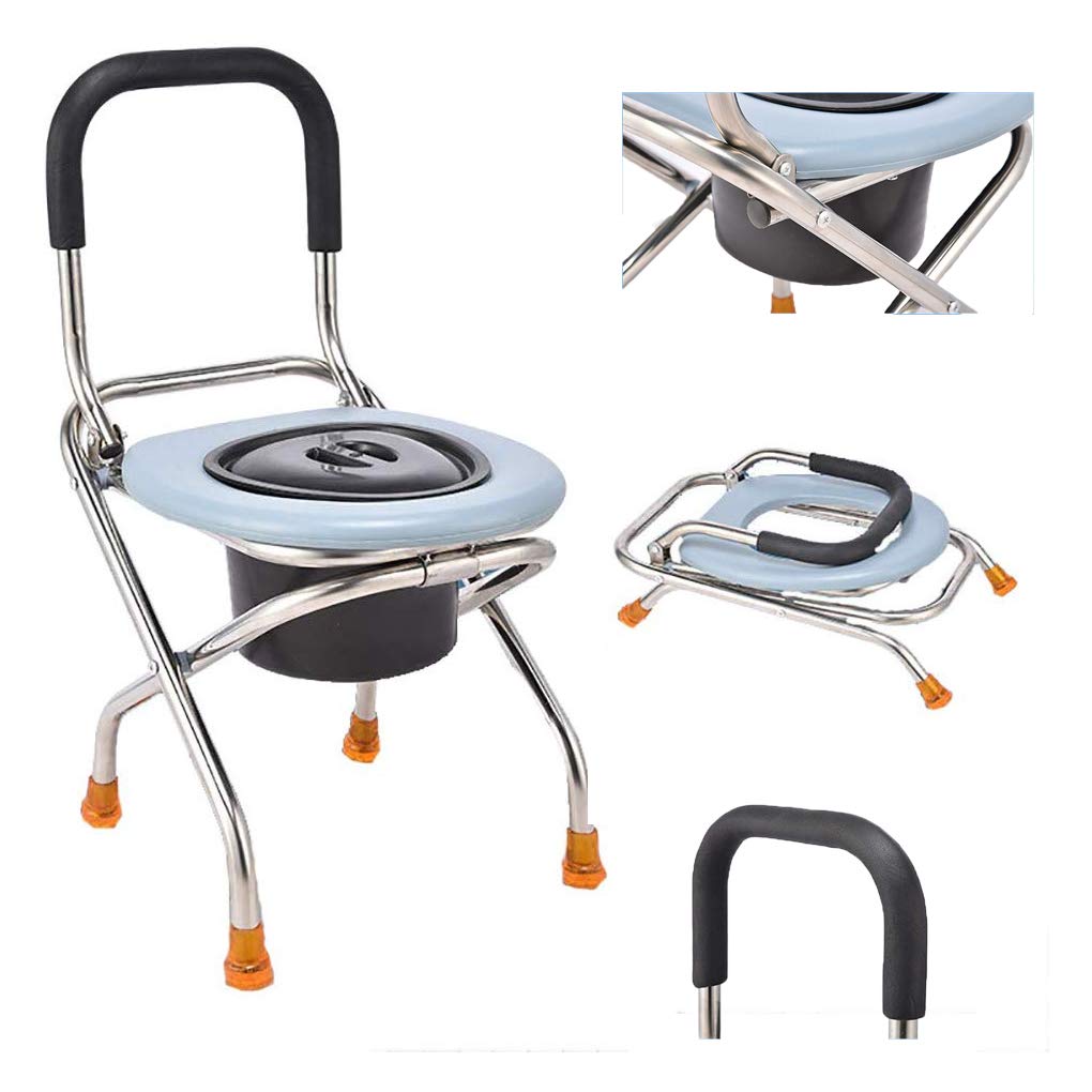 Buy JJYP Folding elderly toilet chair pregnant woman toilet patient
