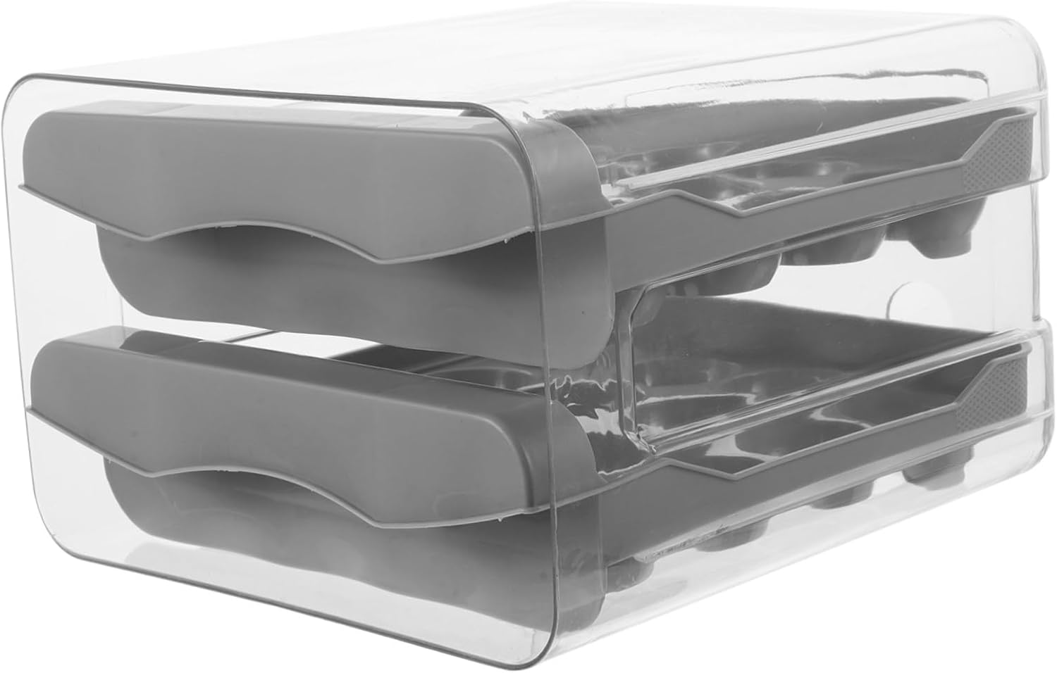 Ciieeo Egg Holder Storage Box Refrigerator Egg Organizer Lid Fridge Organizer Tray