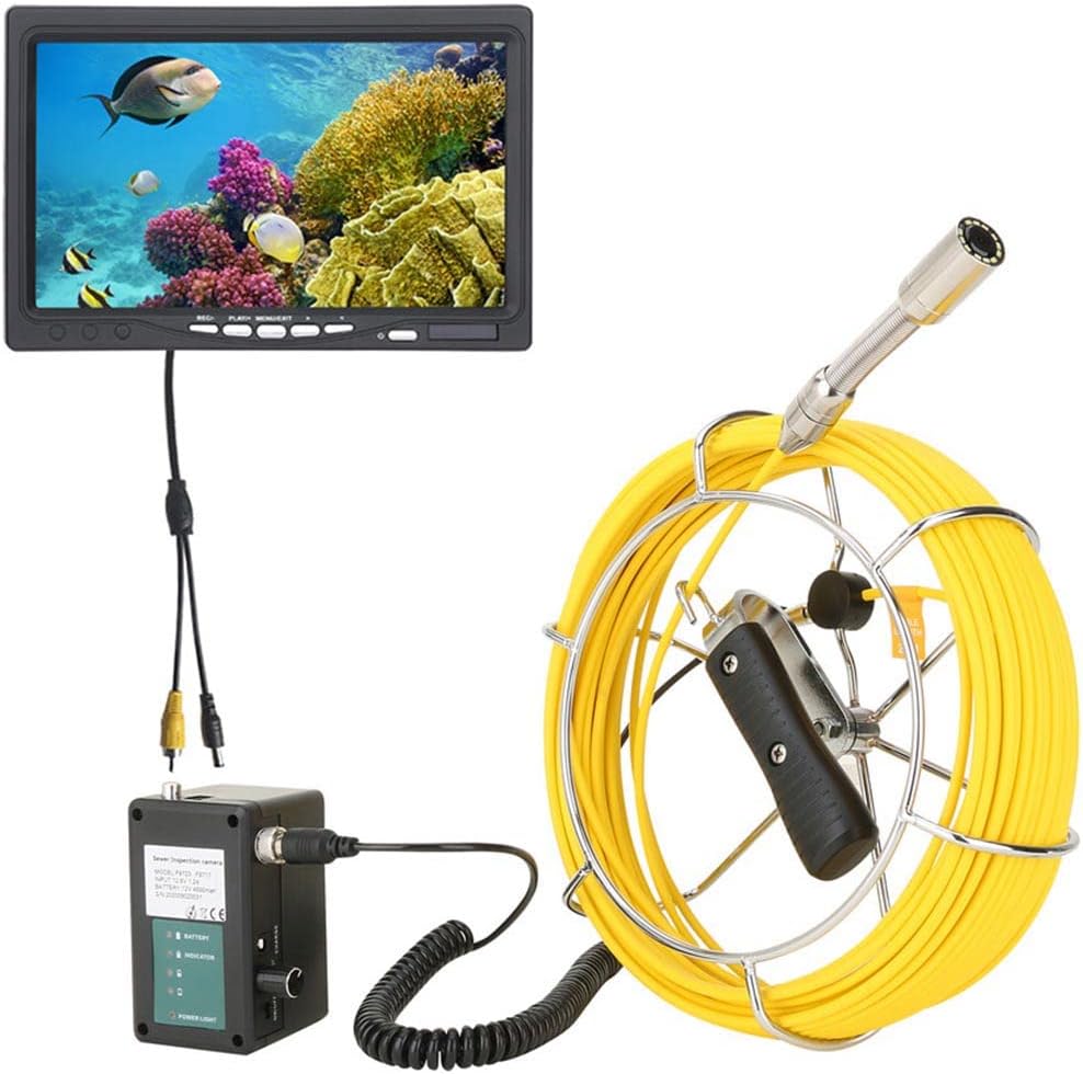 WiFi 20/50/100M Pipe Inspection Video Camera,6.5mm Cam Drain Sewer Pipeline Industrial Endoscope