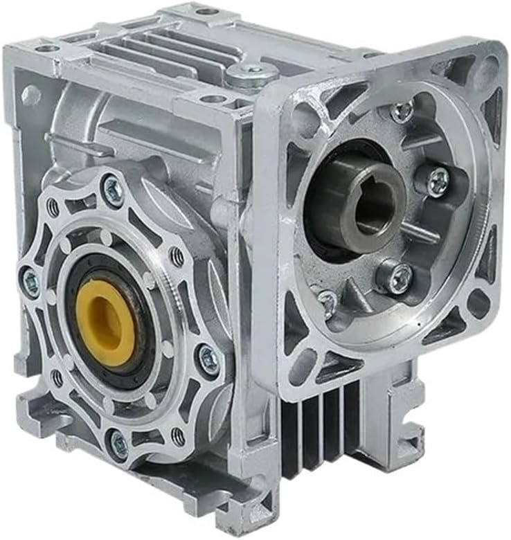 NMRV040 rv040 86mm Worm Gear Reducer Reduction Ratio 5:1 to 100:1 Input 14mm Shaft for nema 24 34 80mm 90mm Stepper Electronic Starter(RATIO30_for NEMA24)