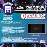 Kaico Free McBoot 8MB karta pamięci PS2 – FMCB 1.966 dla konsoli PS2 – Free McBoot PS2 Plug & Play – karta pamięci PS2 z rozwiązaniem softmod