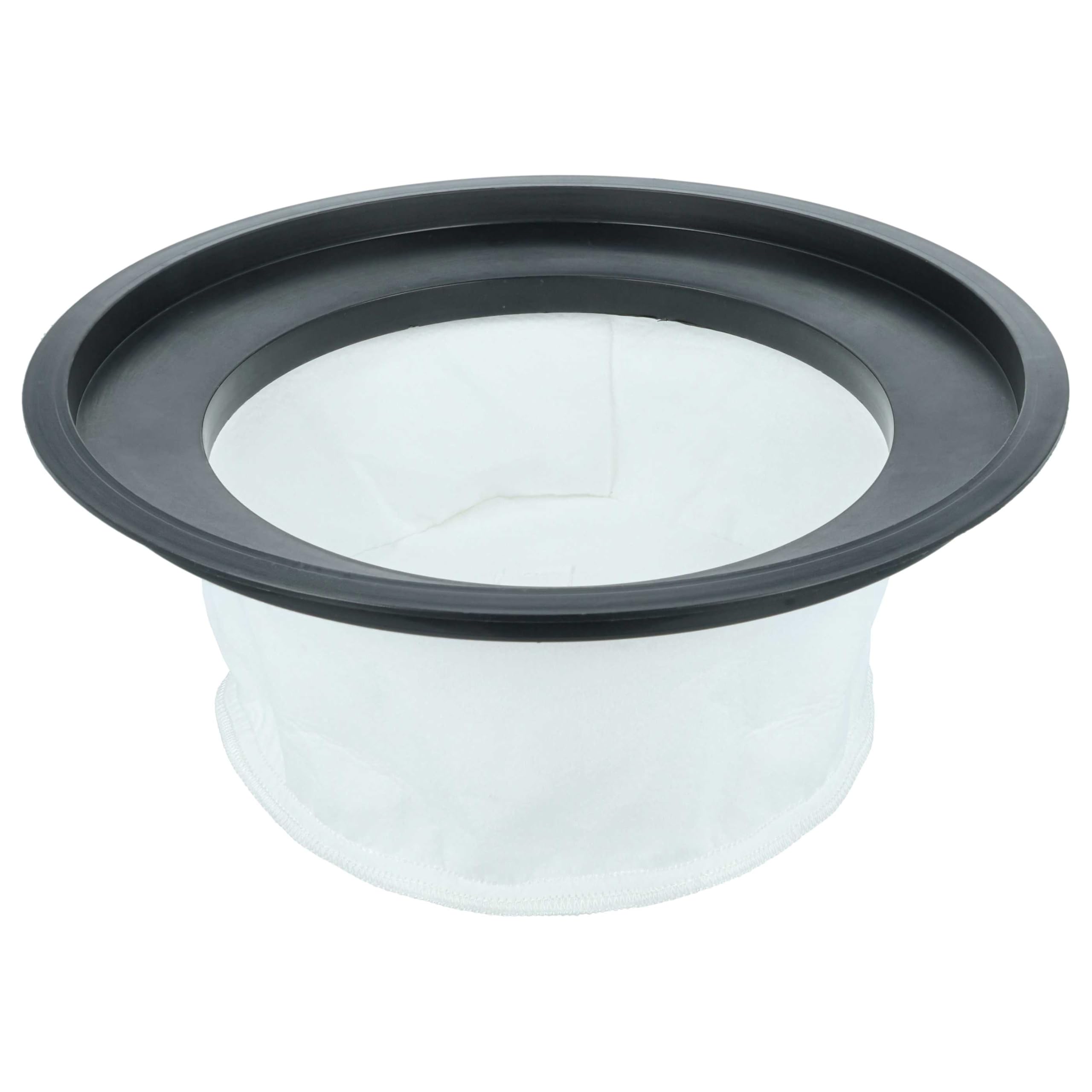 vhbw filtro a sacco compatibile con Ghibli AS 7, 10 aspiratore per secco, aspirapolvere - Filtro di ricambio nero/bianco
