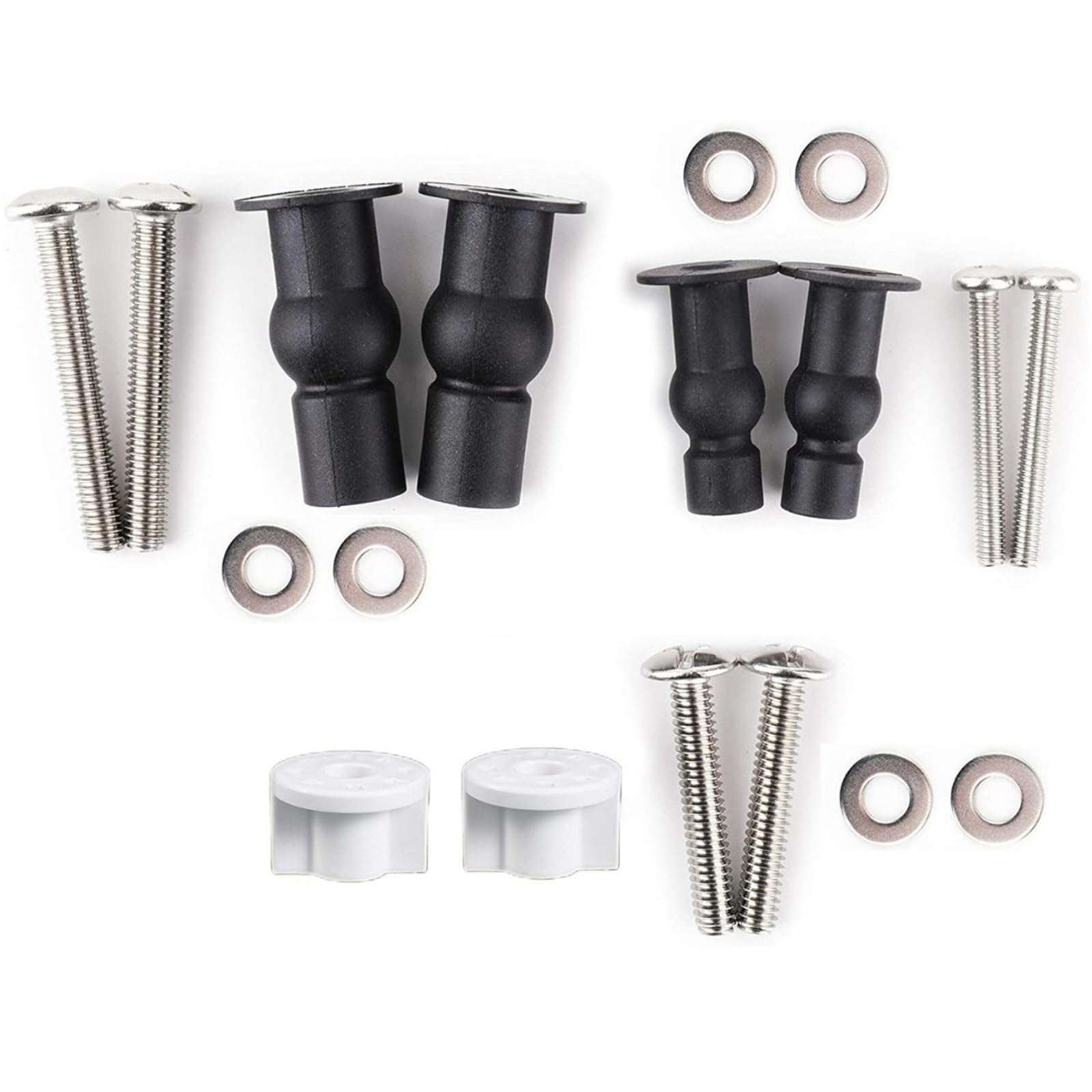 Toilet Seats Hinge Screw Toilet Seats Blind Hole Fixings Expanding Rubber Bolt Top Fix Nut for Top Mount Fix Screws Fixings Expanding Rubber Screw