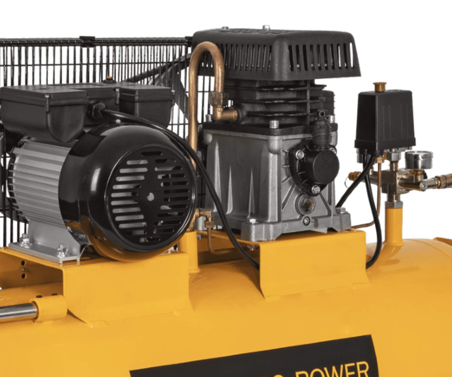 VITO - Kompresor pasowy 100 litrów 2,5 KM 1,9 kW 230V AC Ciśnienie 10 Bar