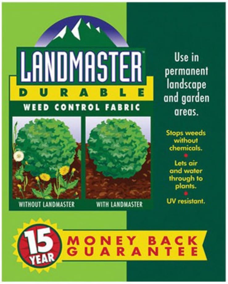 Landmaster 301041 Durable, 15-Year Landscape Fabric, 3 ft X 50 ft