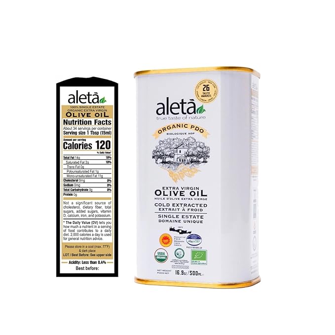 Aceite de Oliva Extra Virgen Aleta Farms 500 ml miniatura 4