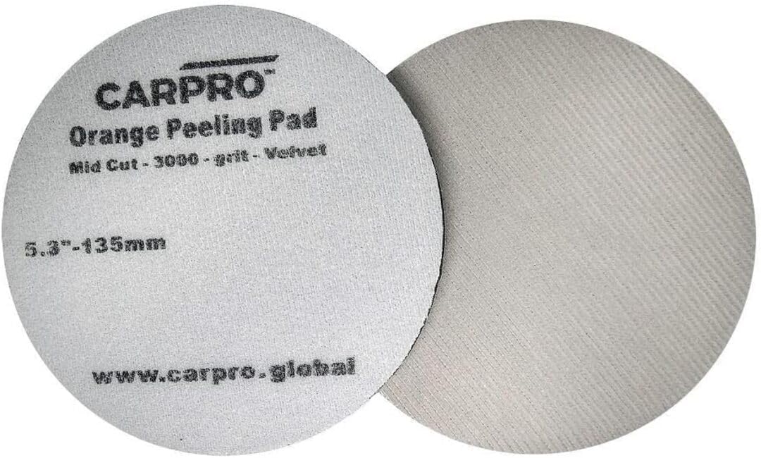 CARPRO Velvet Orange Peel Removal Pad (V2) - Upper Paint Layer Clear Coat – 5 1/4" (Pack of 1)