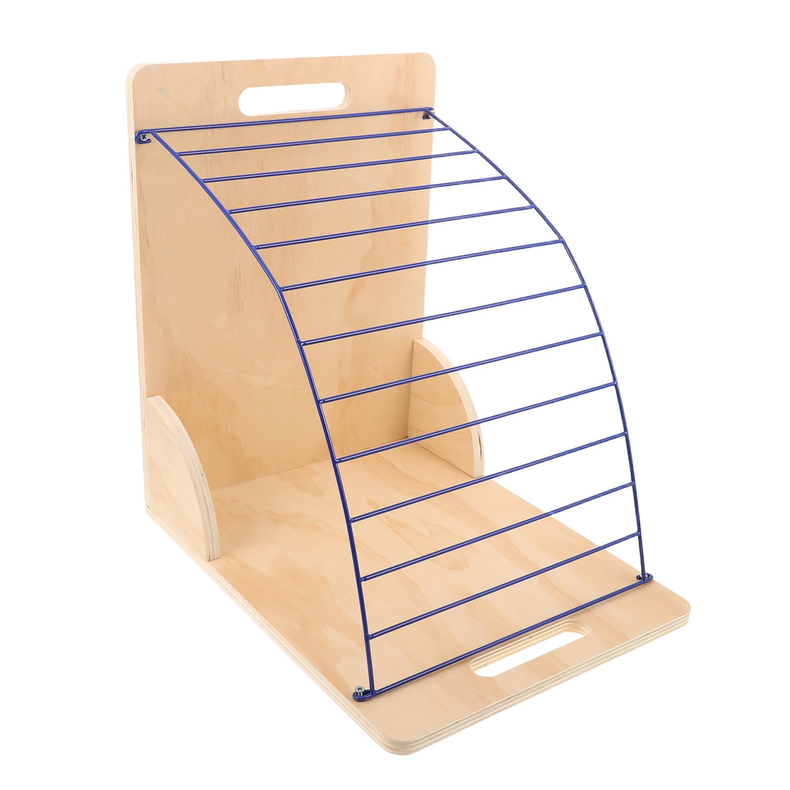 Porta Appunti da Scrivania in Legno e Metallo per Scuola e Aula