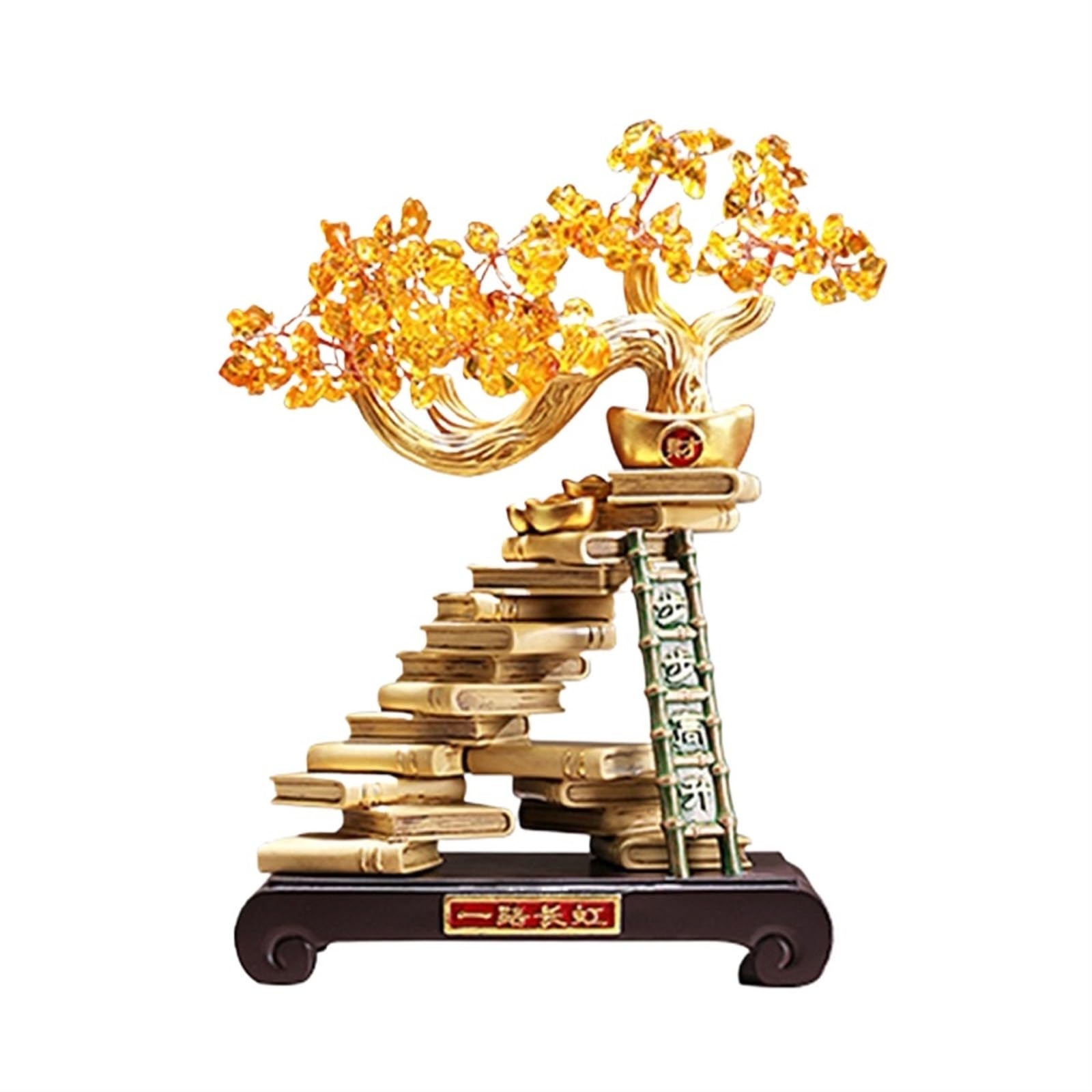 Money Tree Feng Shui Money Tree Natural Gemstone Crystal Bonsai for Office Home Decoration for Wealth/Fortune and Luck Crystal Tree