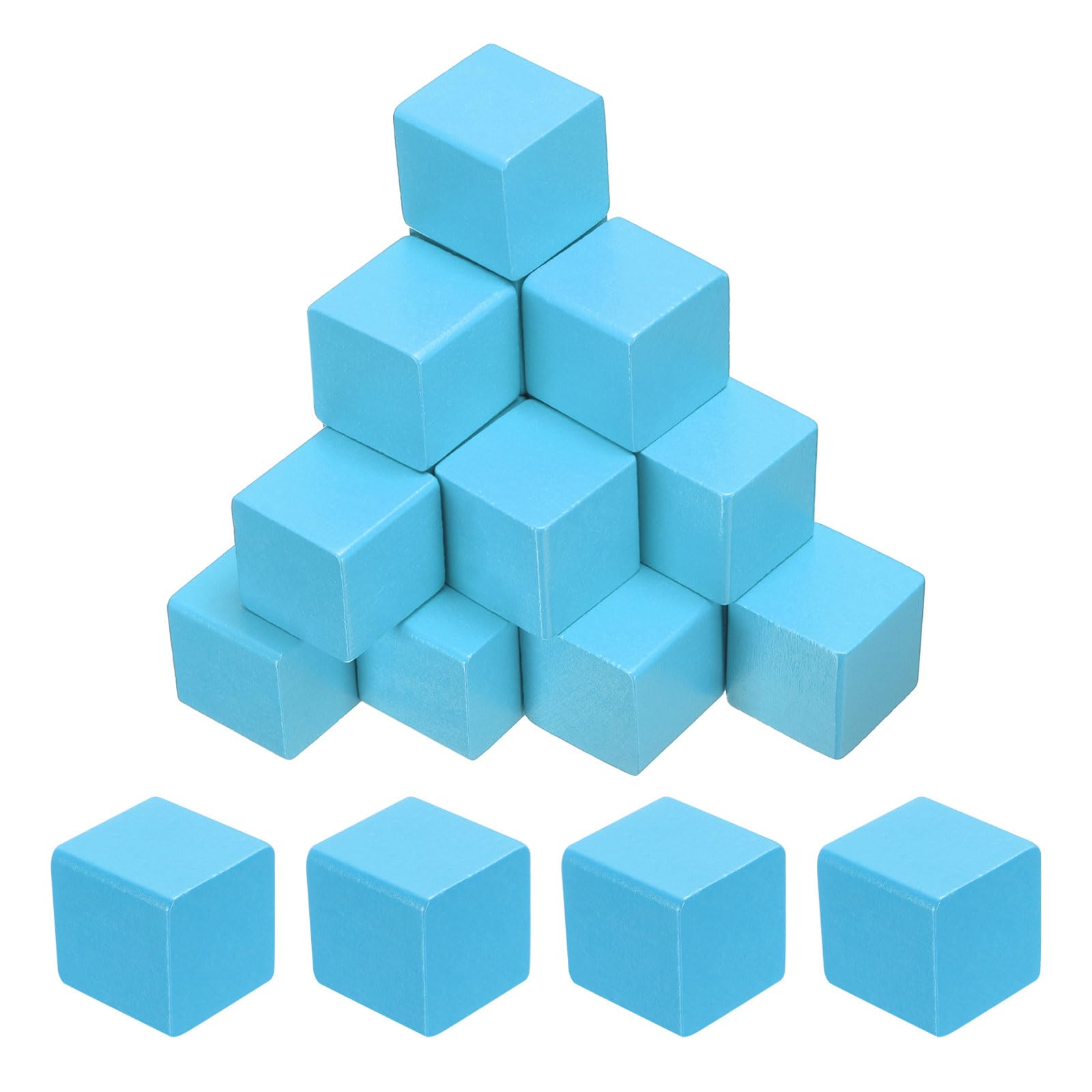 Lot de 30 blocs de bois brut pour travaux manuels et projets de bricolage DIY