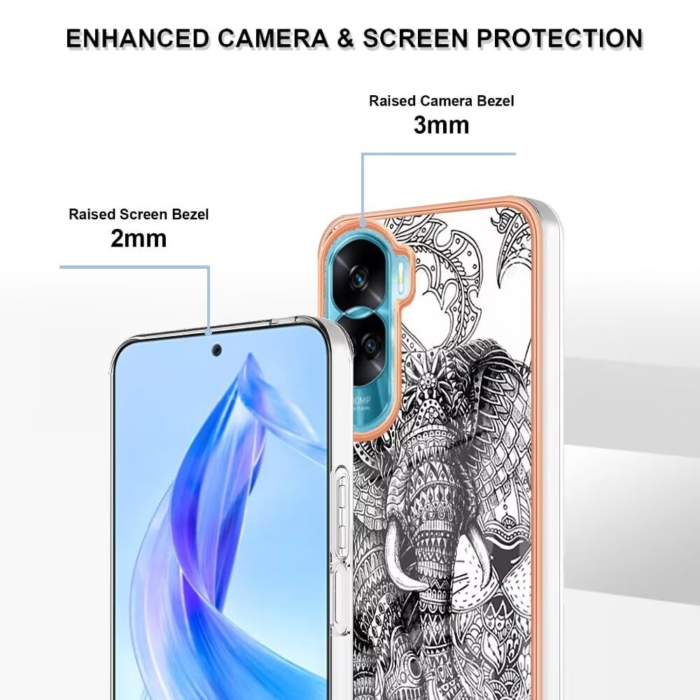 Handyhülle Für Xiaomi Redmi Note 13 4G – Mit Ringständer, Marmoroptik, Grün