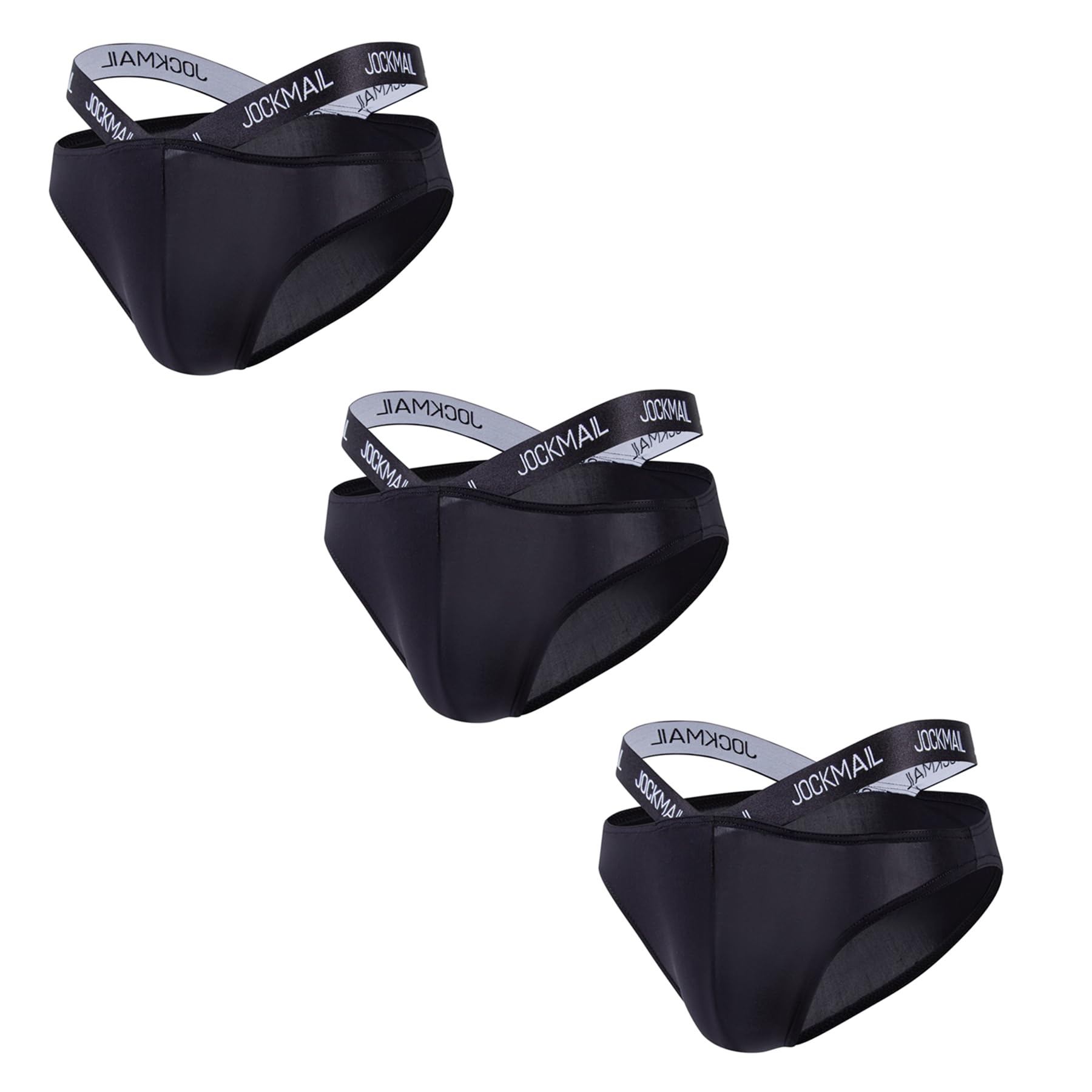 JOCKMAIL Men's Underwear Briefs V-waist Breathable Low Rise Mens Bikini Quick Dry Comfortable Fit Sports Briefs