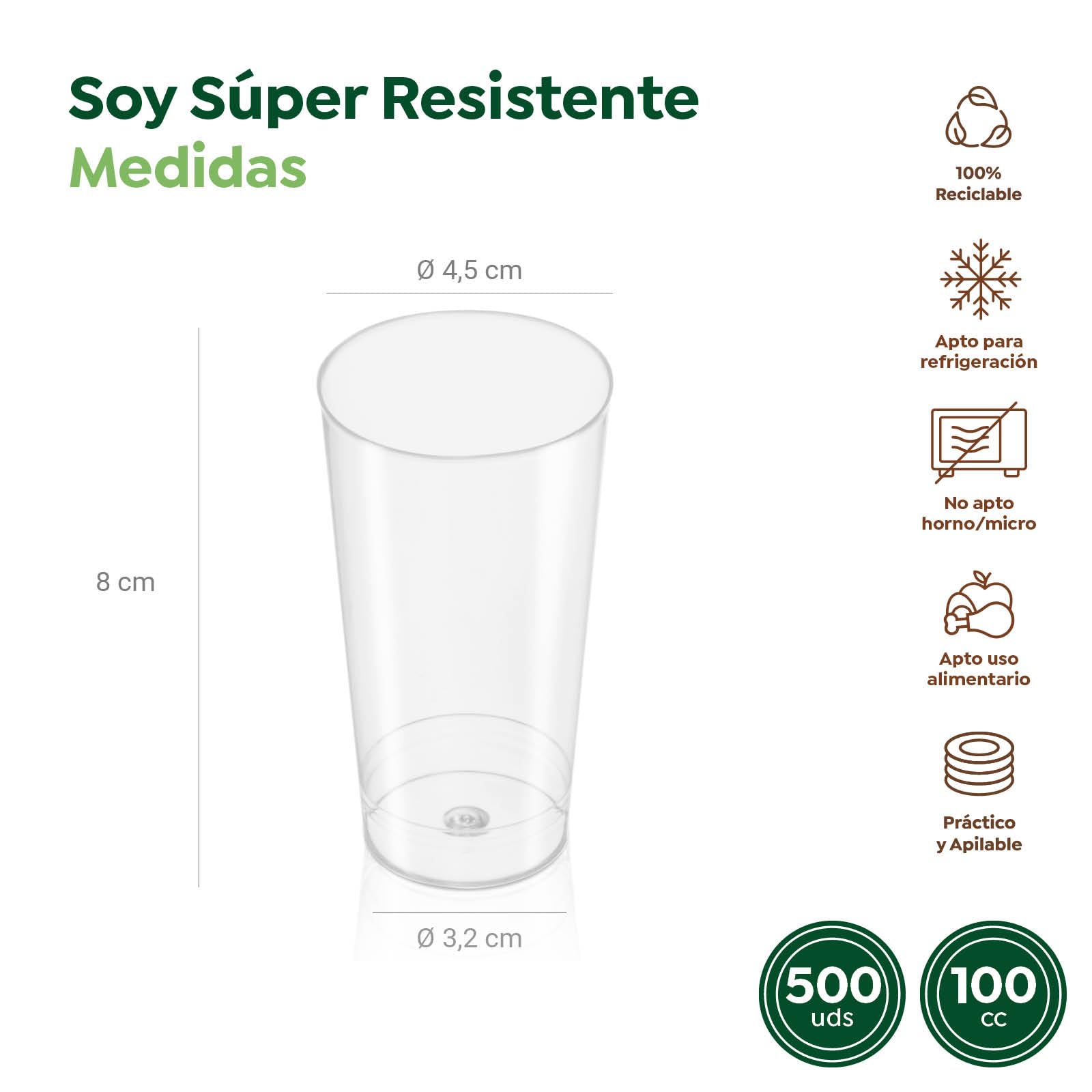 500 Vasos Catavino Plástico Reutilizables - 100 cc - Vasos Reciclables - Vasos Catavino - Fiestas, Eventos y Celebraciones - VASO CATAVINO