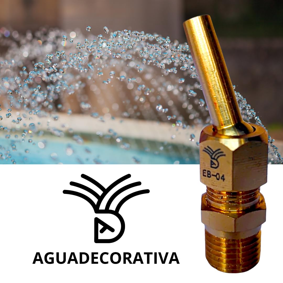 Boquillas para fuentes de jardín chorro de lanza de 4mm rosca 1/4" BSPT Latón