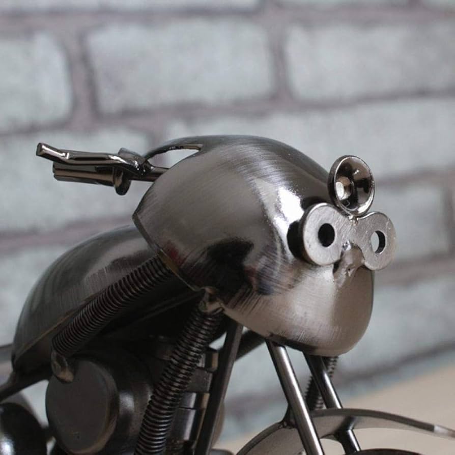 T*ー様 ポパイ バイク 鉄製 置物 レトロ 美品 ポパイ バイク 鉄製 置物 レトロ 美品