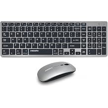 Microcase Bluetooth ve 2.4G  arj Edilebilir  nce Tasar m Kablosuz Klavye Mouse Seti + Silikon Klavye Korumas  AL5724