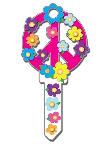 Lucky Line Key Shapes, Peace Sign, House Key Blank, WR5,