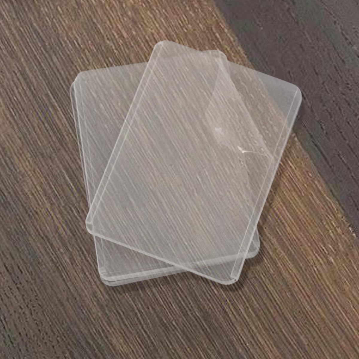 (Vertical 10pcs) B8 Hard Plastic Sleeves for Small Card Protection and Storage