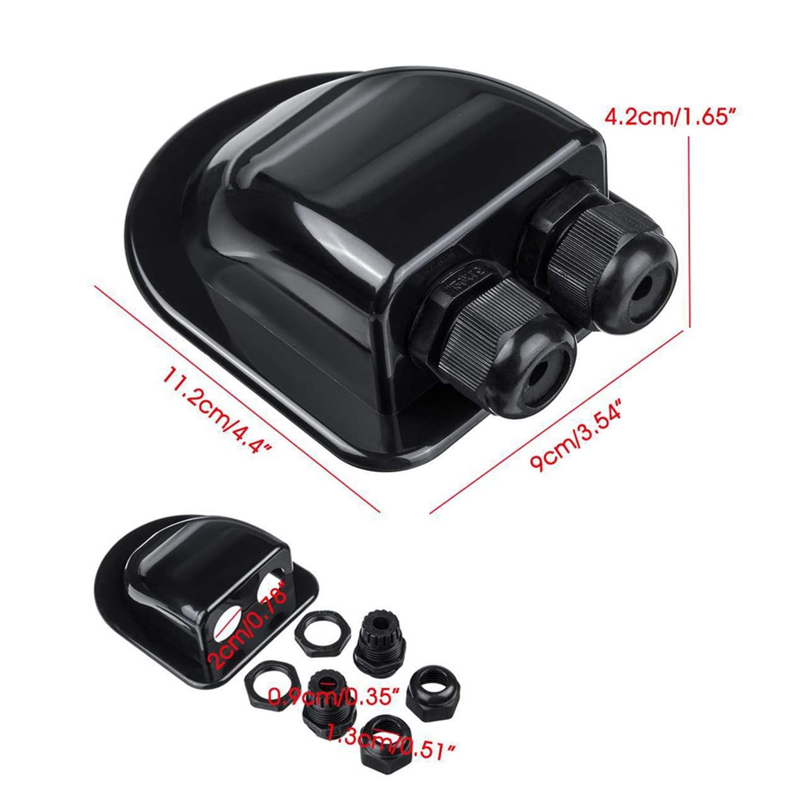 Accesorios for caravana, caja de conexiones Solar for coche, entrada de Cable de techo, Cable Solar, caja de conexiones for autocaravana, accesorios for caravanas RV para caravanas, autocaravanas, bar