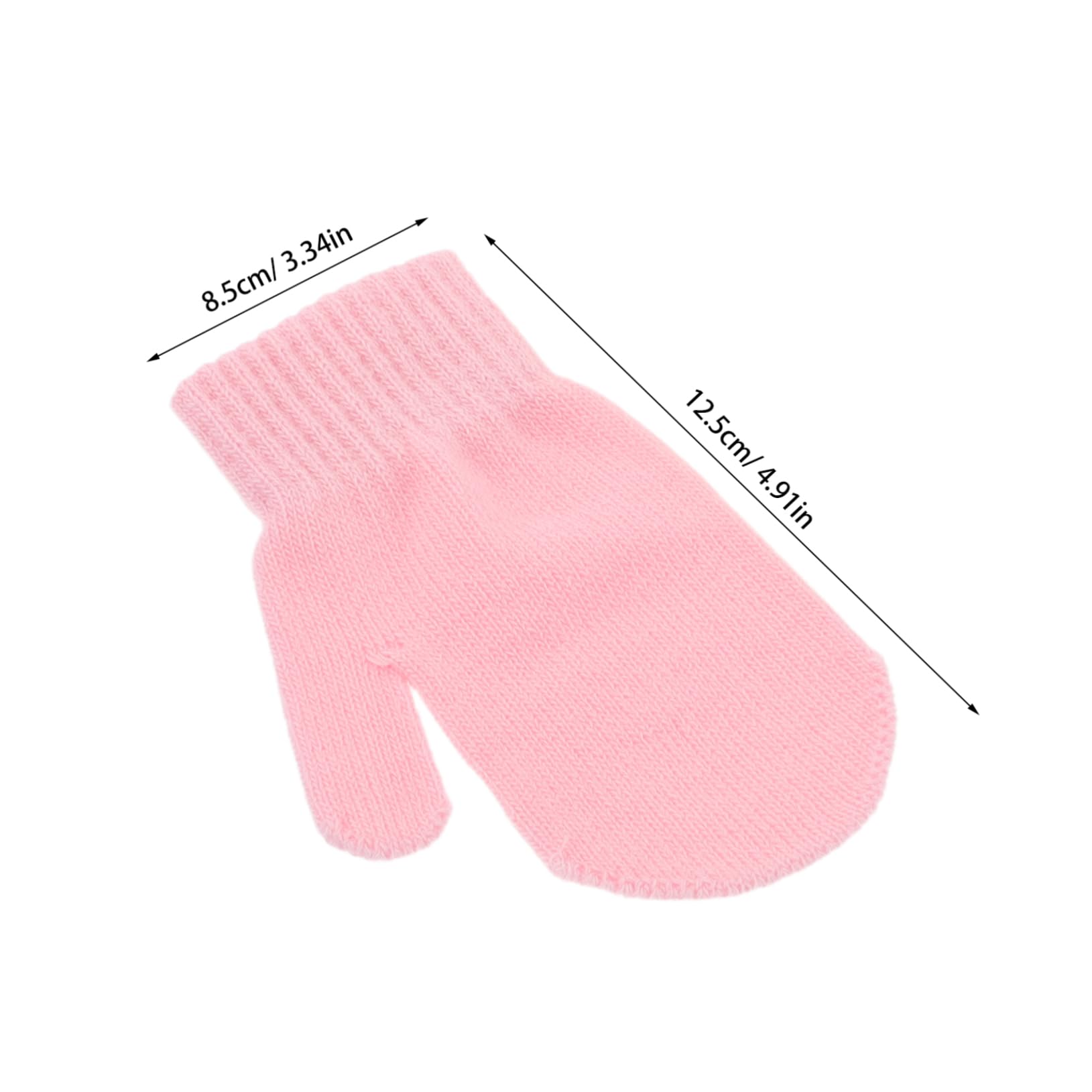 Toyvian 12 Pares Guantes Cálidos de Invierno Punto Guantes de Esquí para Jóvenes para Clima Frío para Jugar el Jardín Parque