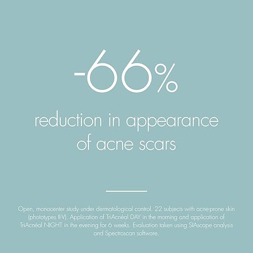 Miniatura 3 de Eau Thermale Avène TriAcneal Night Loción suavizante para adultos propensos al acné, retinaldehído, no comedogénico, 1 oz.