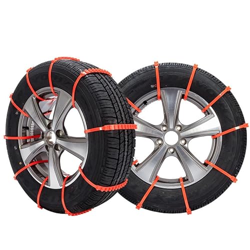 10Pcs Anti Skid Snow Chains Car Winter Tire Wheels Chain Winter Outdoor Snow Tire Emergency Anti-Skid Auto Accessories