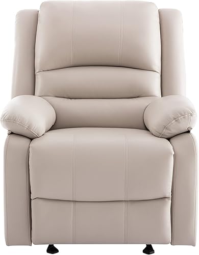 Miniatura 7 de Watson & Whitely Silla reclinable eléctrica para adultos, silla reclinable eléctrica de piel sintética para sala de estar y guardería, sillón