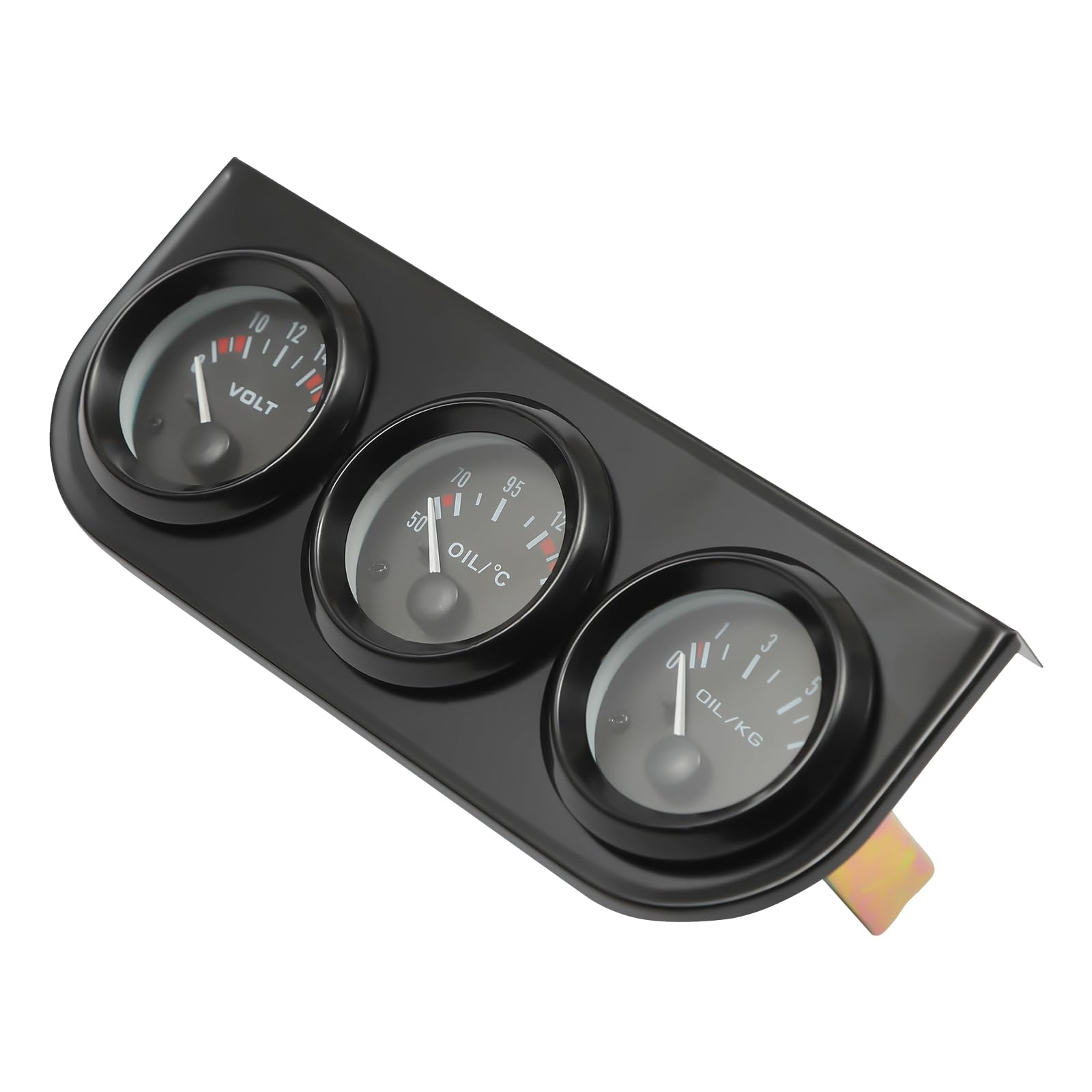 3 w 1 wskaźnik ciśnienia oleju, ciśnienie oleju, woltomierz, temperatura oleju, dodatkowe instrumenty, czujnik 52 mm, do samochodu 8-16 V