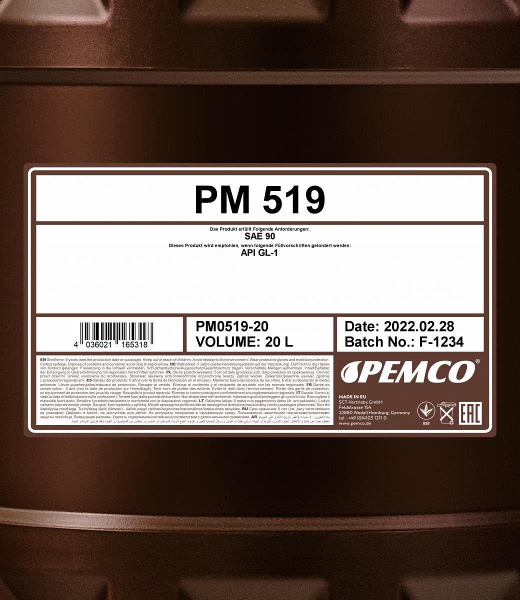 iPOID 519 / PM 519 SAE 90 20 Liter