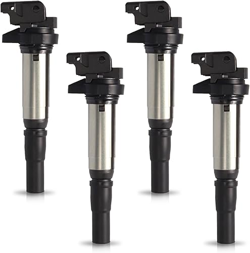 ENA Juego de 4 bobinas de encendido de 1.6L compatibles con Mini Cooper 2007 2008 2009 2010 2011 2012 2013, Cooper Countryman 2011-2016, Cooper