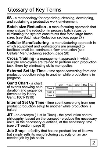 The Lean Manufacturing Pocket Handbook - Image 4