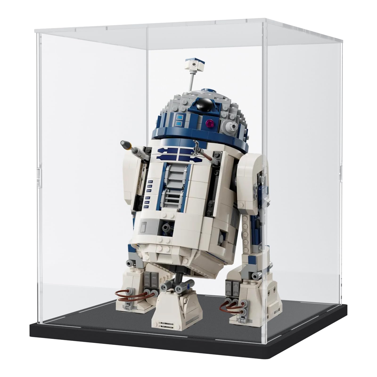 Nynelly Acrylic Display Case for Lego Star Wars Helmet Mandalorian Helmet for Lego R2D2 Models Figures - Image 4