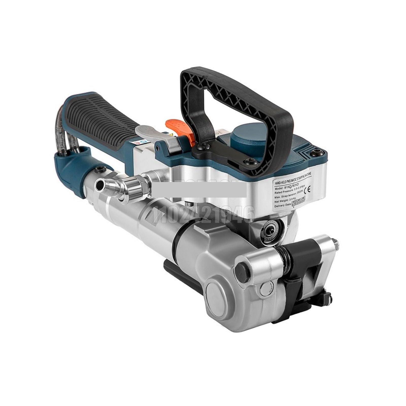 JVDDI B19 Handheld Pneumatic Strapping Machine Poly Tool Pallet Banding Packing13-19mm PP PET Belt(B19)