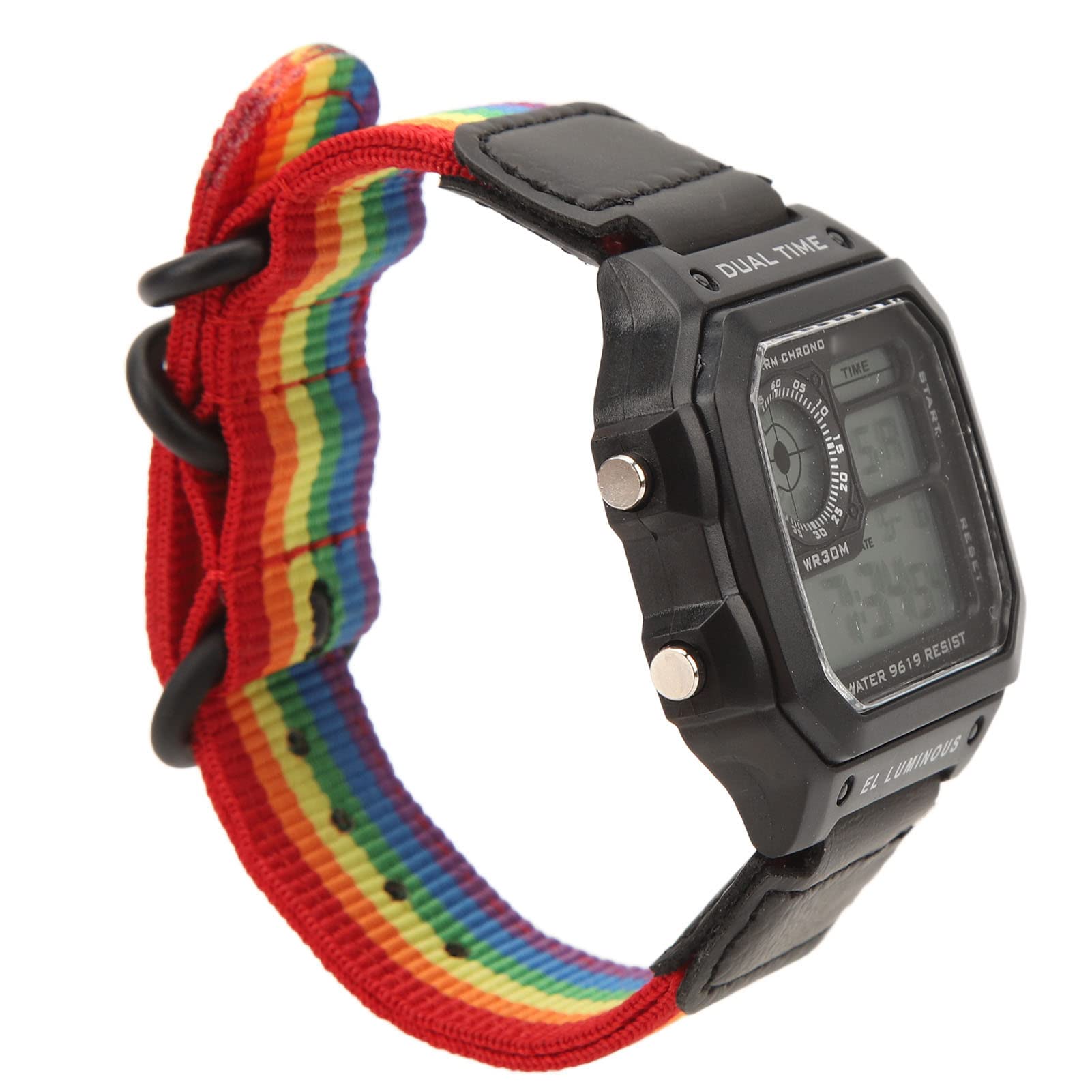 Digital Watch, 12 24 Hour System Outdoor Sports Watch Luminous Domestic Waterproof Retro for Daily Life (6 Colors) (B0C3VXL5NH) Amazon Price History, Amazon Price Tracker