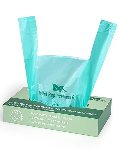 AYOTEE Forros desechables para orinal para niños pequeños, 2 galones, 100 unidades, compost, bolsas de entrenamiento para ir al baño, bolsas de