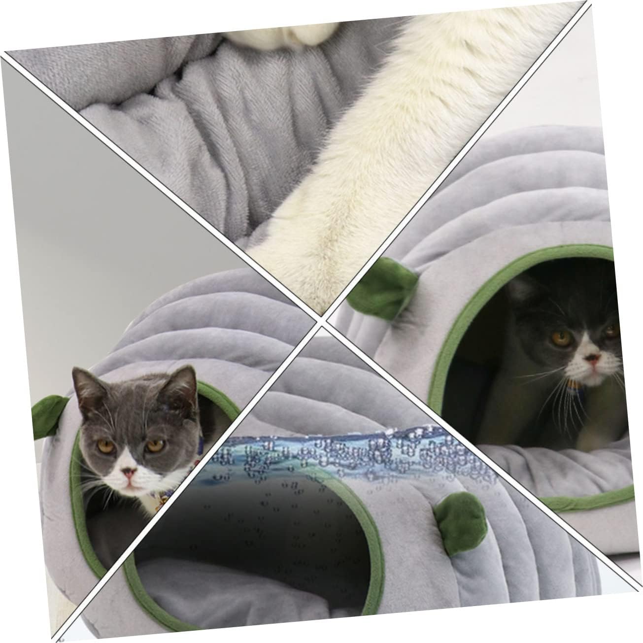 review 1pc Cat Sleeping Nest Covered Cat Tent Cat Bed Pet Pad Pet Sleeping Nest Cave Dog Bed Small Animal Toys Pet Sleeping Bag Warm Pet Nest Cat Cave Crystal Velvet Pet Cat Hamster Nest