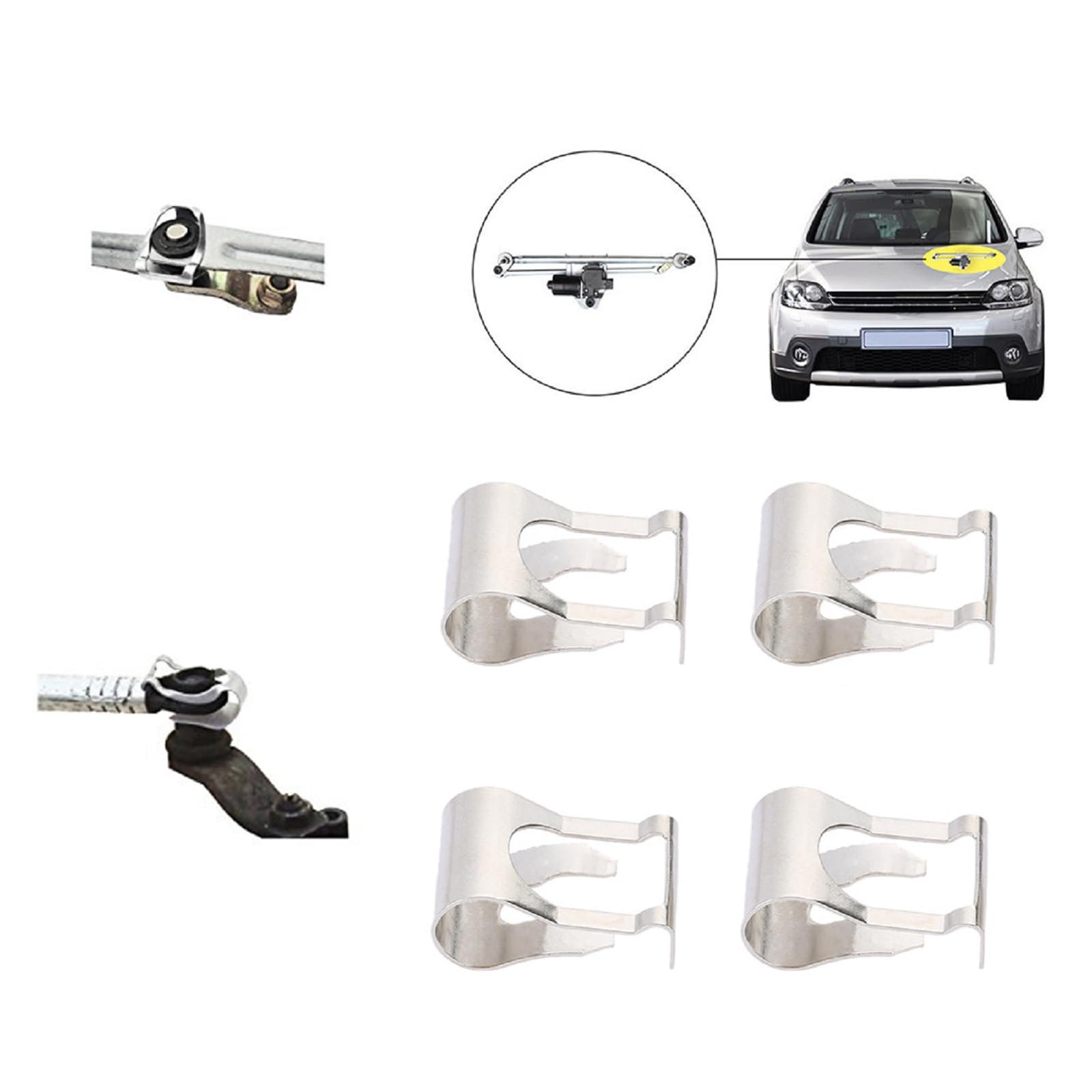 Clip Di Riparazione Per Tergicristallo - Kit Per Collegamento Tergicristallo Parabrezza - Foto 5