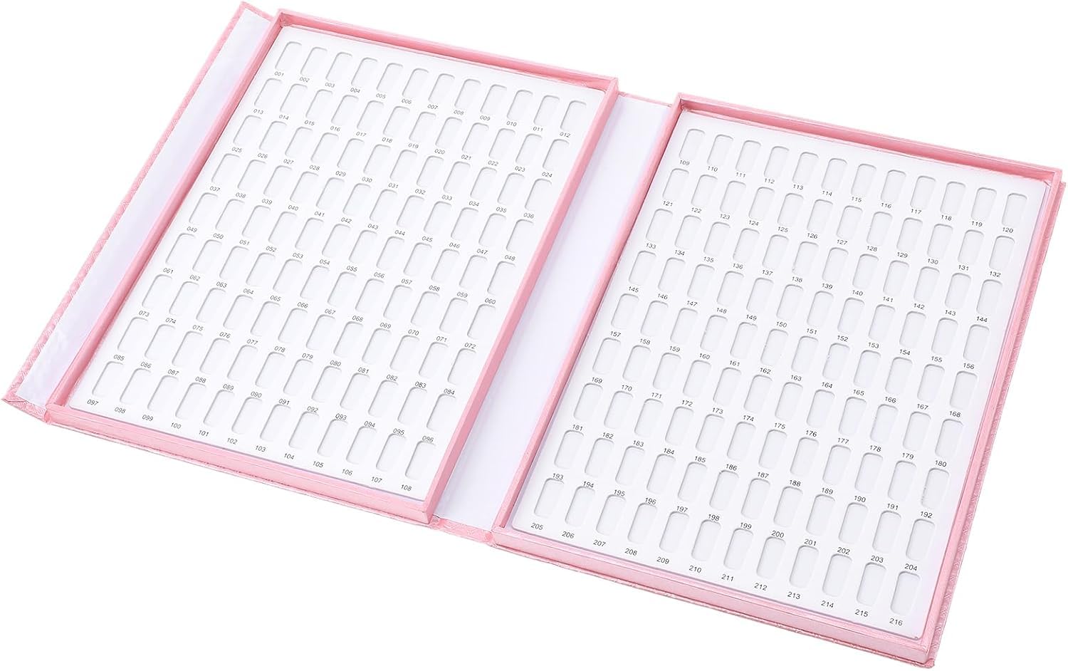 2er-Pack Nagellack-präsentationsbuch Mit 216 Farben, 480 Nagelspitzen – Professionelle Nagellack-farbmusterkarte Für Salons Und DIY-nagelkunstübungen, Kein Kleber Erforderlich