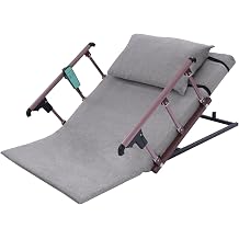 Electric Lifting Backrest for Bed, 2-80 Adjustable Power Lifting Backrest, 661.39 lbs Capacity Remote Control Lift Back Rest Bed Sitting Auxiliary Rising with Pillow Footrest & Foldable Armrest