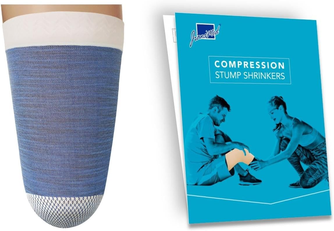 Prosthetic Stump Shrinkers–Above Knee, 35cm, Compression, 20-30, Amputee Socks, Space Dyed, Taiwan Excellence L