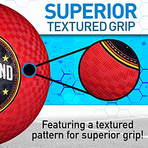 Franklin Sports Playground Balls - Rubber Kickballs And Playground Balls For Kids - Great For Dodgeball, Kickball, And Schoolyard Games – 8.5” Diameter, Red Pack Of 1 #TOP1