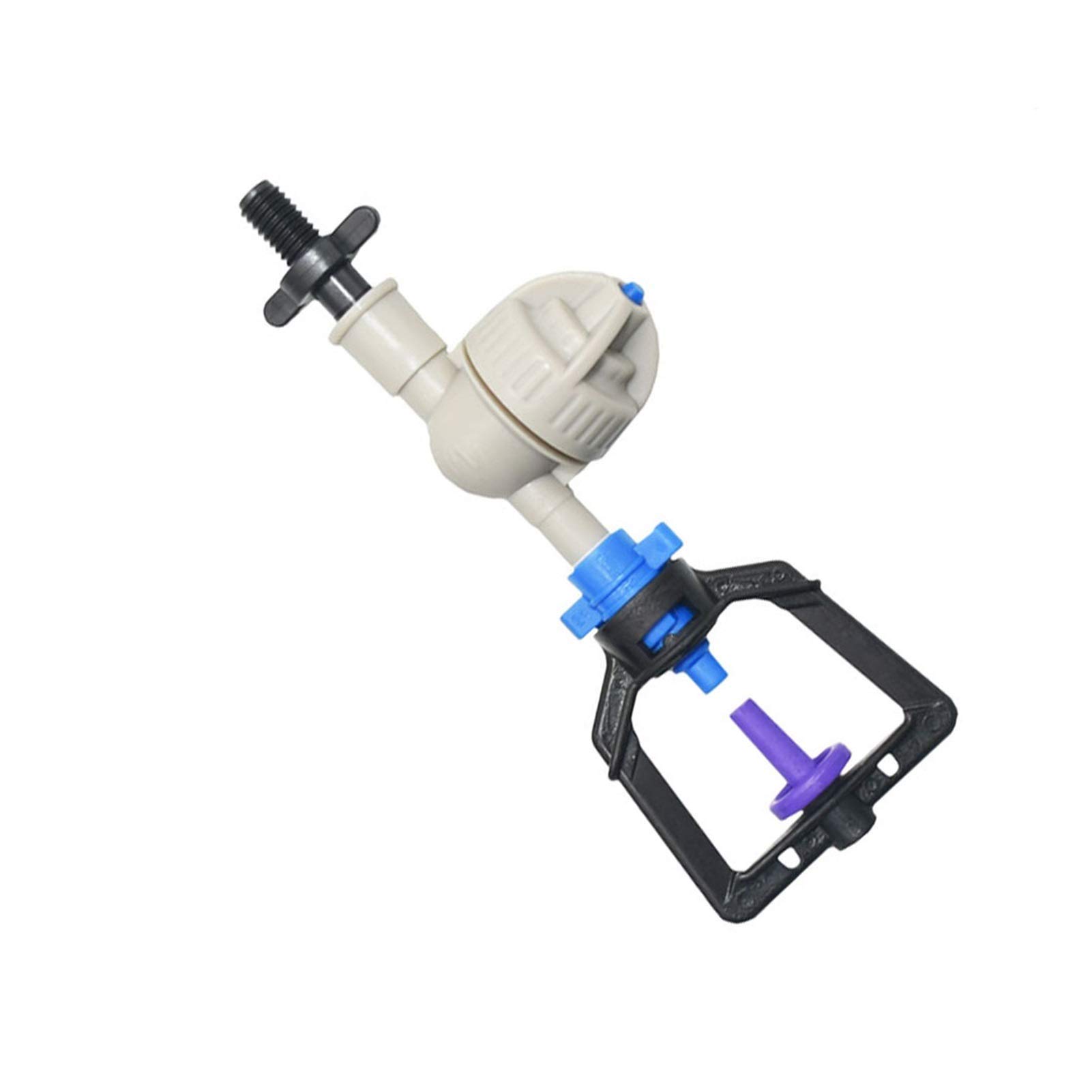 Buse de réfraction rotative 360° pour système d'arrosage de jardin suspendu et atomisation