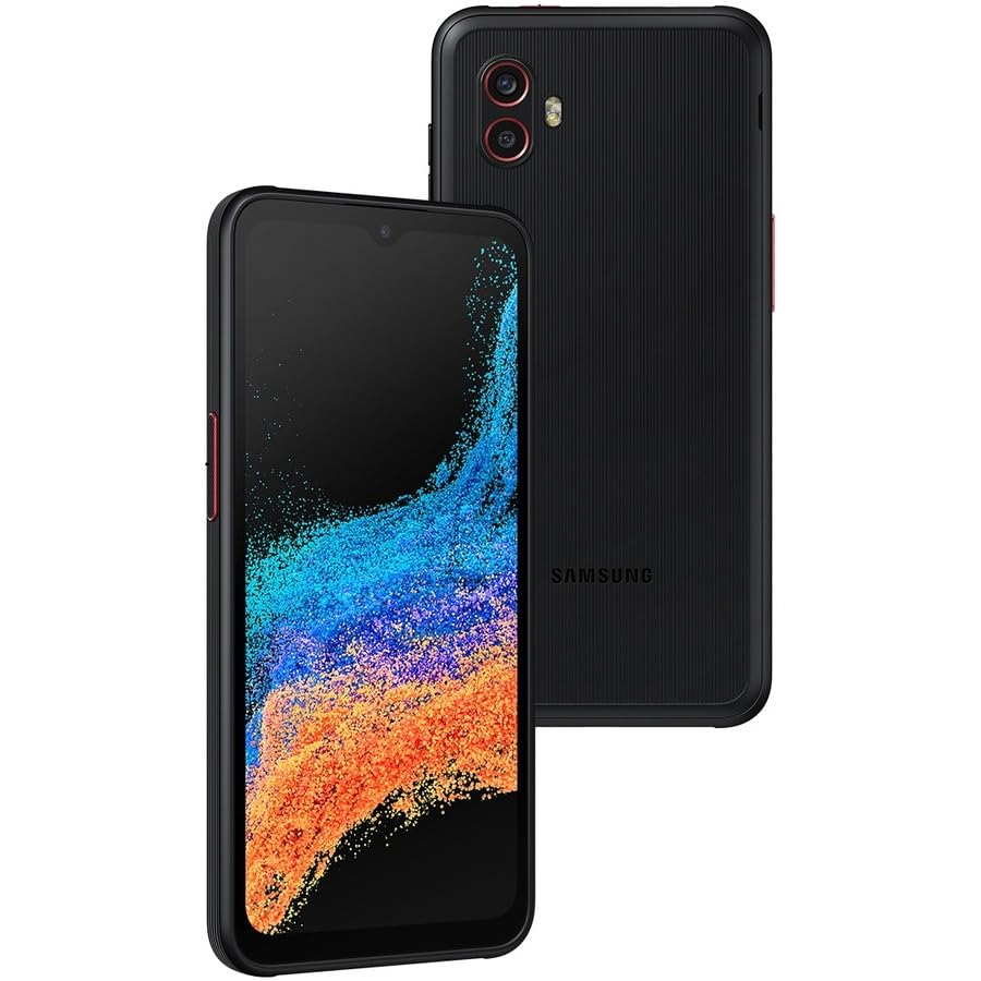 SAMSUNG Galaxy XCover6 Pro 5G | Rugged (IP68 Rated) Unlocked (Verizon, AT&T, T-Mobile, US Cellular) | Dual Sim (1 Nano + 1 eSIM) | 128GB | US Version (2022 Model) | Black (SM-G736UZKEXAA)