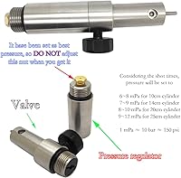 Vista 3 de Kit de conversión de alta presión ajustable/regulado de 0.42 oz de CO2 / bomba a PCP HPA para Crosman 2240 1377 1322 2250 2260 y barril más largo