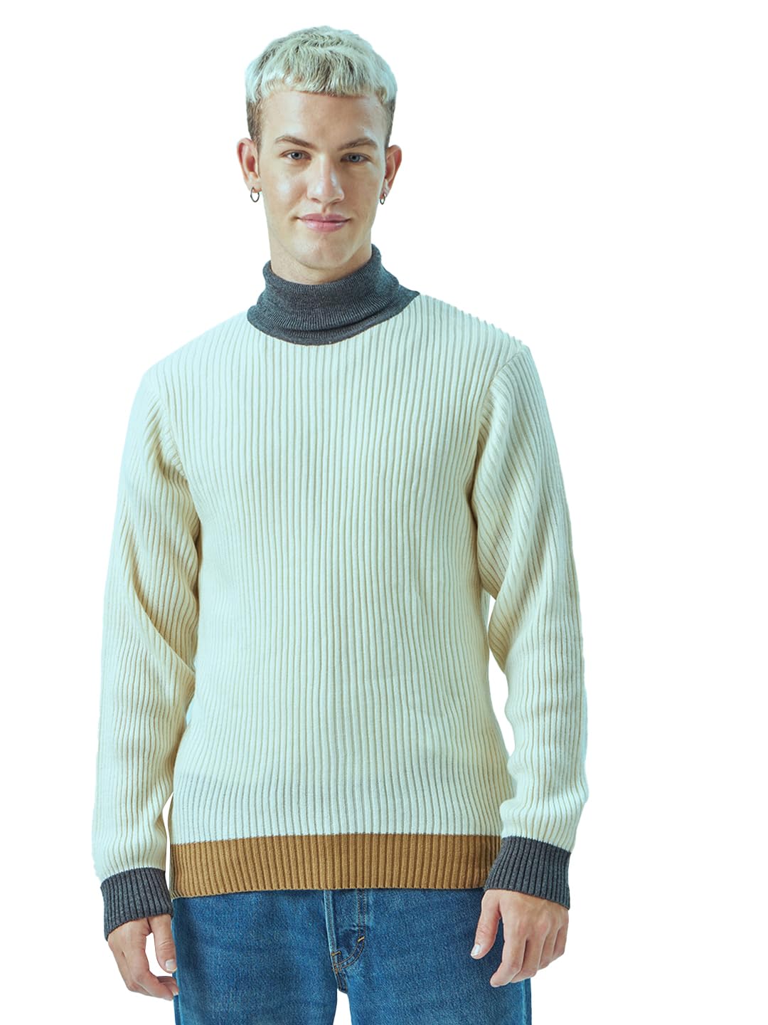 bewakoof Men's Acrylic Regular Fit Sweater | Sweaters for Men Winter Wear-picture-38